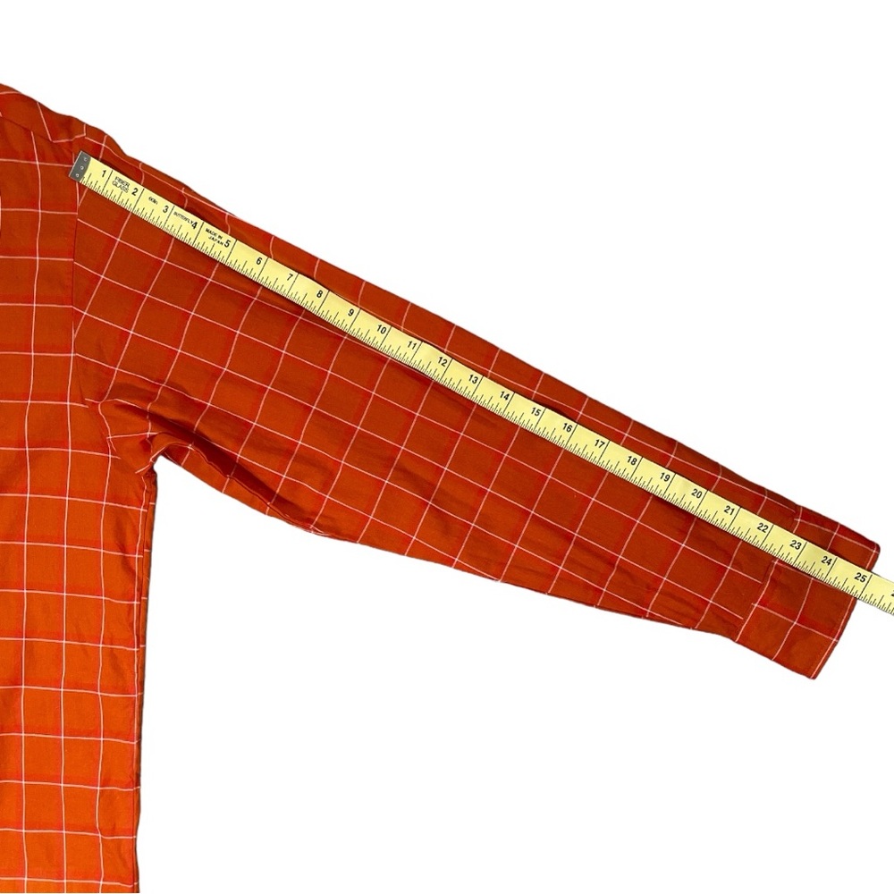 Gap Button Down Shirt, Orange, Size Medium - image 6